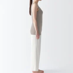 Hot Muji Chaleco de soporte suave y elástico de lyocell para mujer
