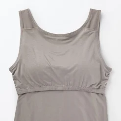 Hot Muji Chaleco de soporte suave y elástico de lyocell para mujer