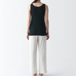 Hot Muji Chaleco de soporte suave y elástico de lyocell para mujer