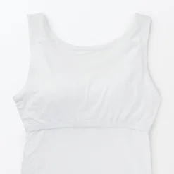 Hot Muji Chaleco de soporte suave y elástico de lyocell para mujer