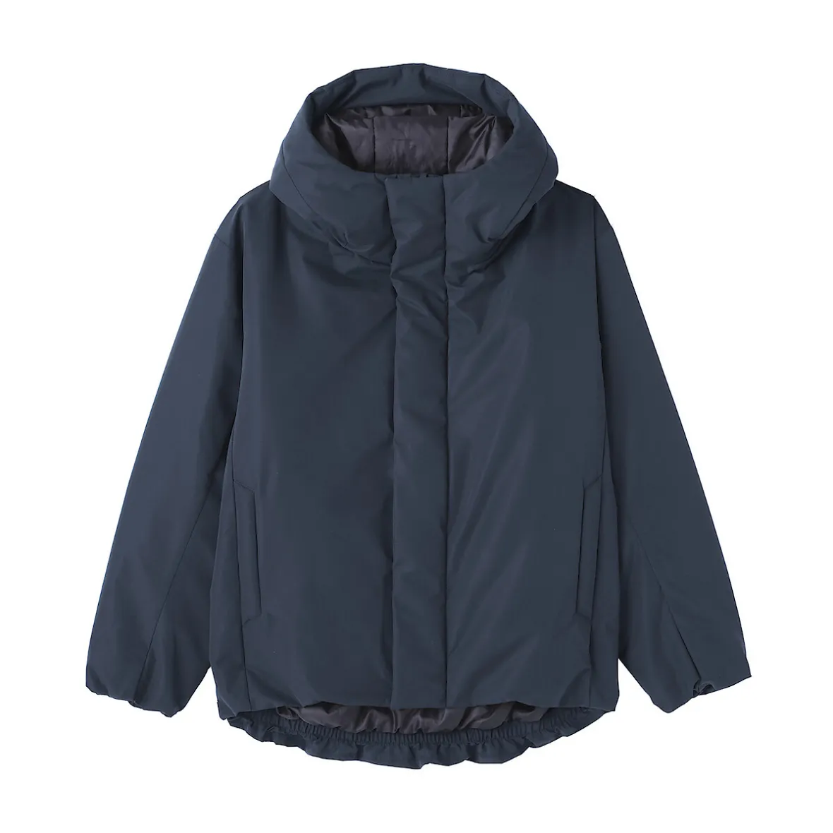 New Muji Chaqueta acolchada con capucha para hombre