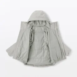 New Muji Chaqueta acolchada con capucha para hombre