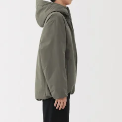 New Muji Chaqueta acolchada con capucha para hombre