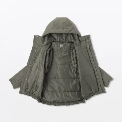 New Muji Chaqueta acolchada con capucha para hombre