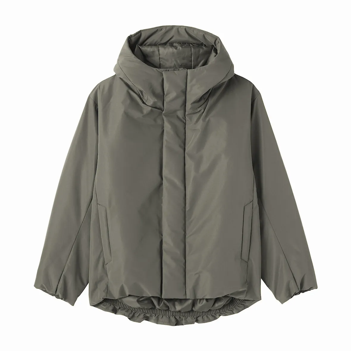New Muji Chaqueta acolchada con capucha para hombre
