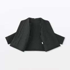 Discount Muji Chaqueta acolchada de gasa doble y mezcla de kapok para mujer