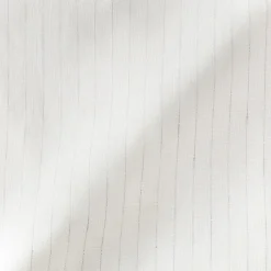 Muji Chaqueta camisera de lino lavado para mujer
