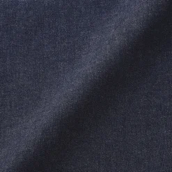 New Muji Chaqueta camisera ligera de tejido vaquero y mezcla de kapok para mujer Azul Marino Oscuro