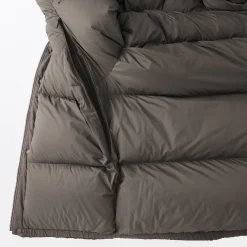 Online Muji Chaqueta con capucha de plumón para hombre