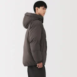 Online Muji Chaqueta con capucha de plumón para hombre