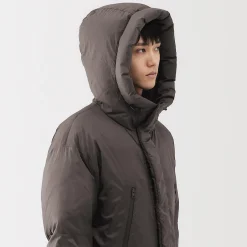 Online Muji Chaqueta con capucha de plumón para hombre