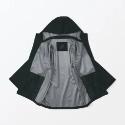 Muji Chaqueta con capucha impermeable para hombre