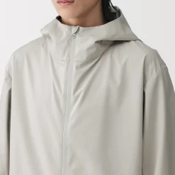 Best Muji Chaqueta con capucha impermeable para hombre
