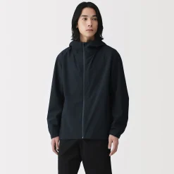 Best Muji Chaqueta con capucha impermeable para hombre