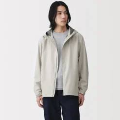 Best Muji Chaqueta con capucha impermeable para hombre