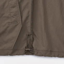 Muji Chaqueta con capucha plegable e impermeable para mujer