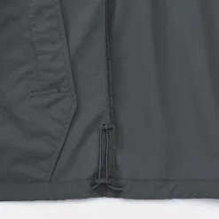 Muji Chaqueta con capucha plegable e impermeable para mujer