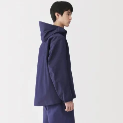 Clearance Muji Chaqueta con capucha repelente al agua y transpirable para hombre