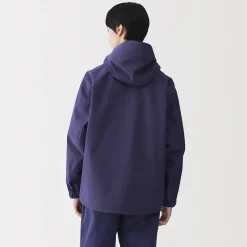 Clearance Muji Chaqueta con capucha repelente al agua y transpirable para hombre