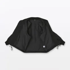 Outlet Muji Chaqueta con cremallera de poliéster repelente al agua para hombre