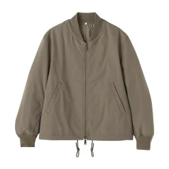 Outlet Muji Chaqueta con cremallera de poliéster repelente al agua para hombre