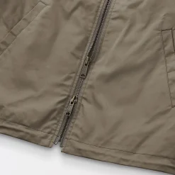 Outlet Muji Chaqueta con cremallera de poliéster repelente al agua para hombre