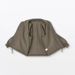 Outlet Muji Chaqueta con cremallera de poliéster repelente al agua para hombre