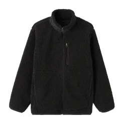 Sale Muji Chaqueta de forro polar de poliéster reciclado para hombre
