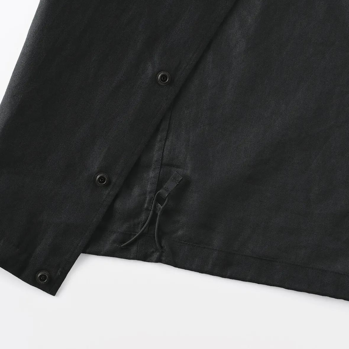 Sale Muji Chaqueta de lino con cordón para hombre