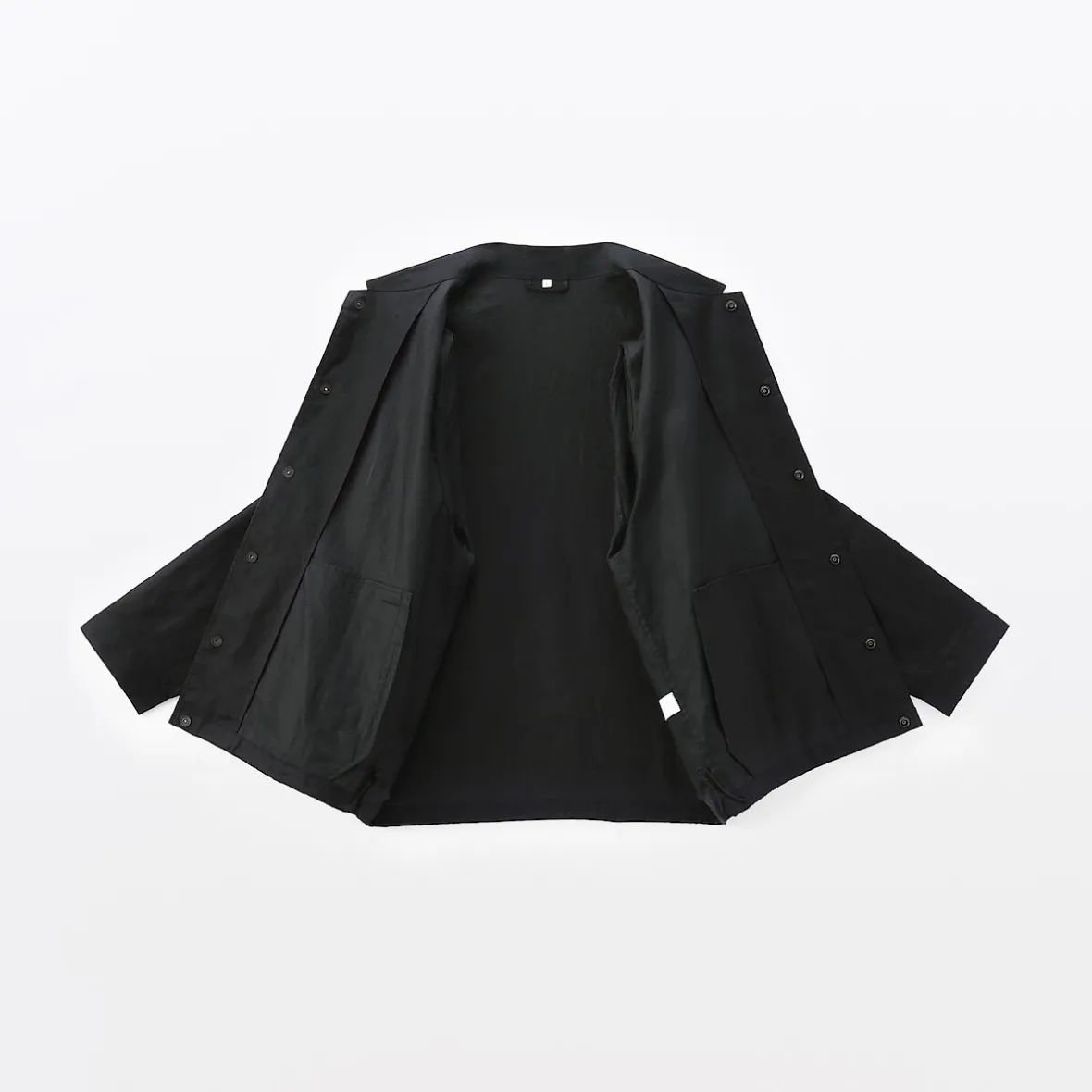 Sale Muji Chaqueta de lino con cordón para hombre