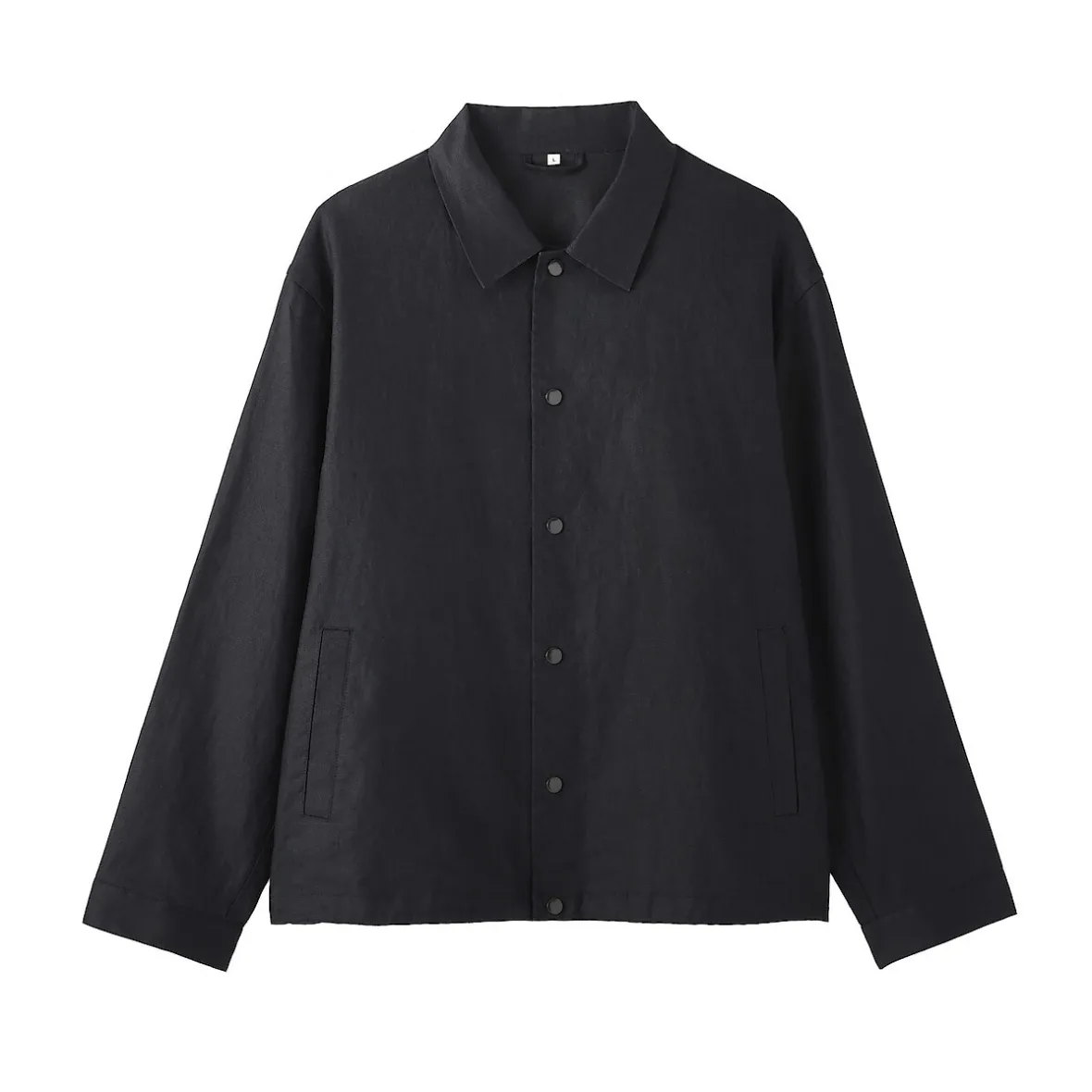 Sale Muji Chaqueta de lino con cordón para hombre