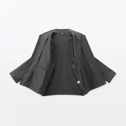Sale Muji Chaqueta de lino con cordón para hombre