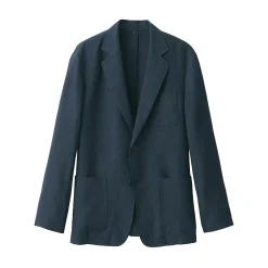 Clearance Muji Chaqueta de lino para hombre