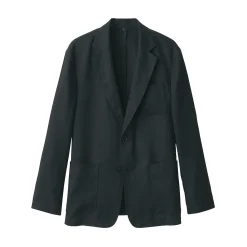 Clearance Muji Chaqueta de lino para hombre