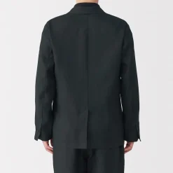 Clearance Muji Chaqueta de lino para hombre