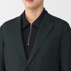 Clearance Muji Chaqueta de lino para hombre