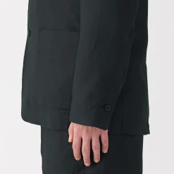Clearance Muji Chaqueta de lino para hombre
