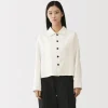 New Muji Chaqueta de lino para mujer