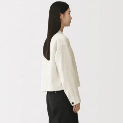 New Muji Chaqueta de lino para mujer
