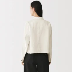 New Muji Chaqueta de lino para mujer