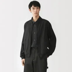 Discount Muji Chaqueta de mezcla de rayón para hombre