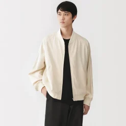 Discount Muji Chaqueta de mezcla de rayón para hombre