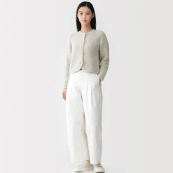 Sale Muji Chaqueta en textura bouclé de mezcla de algodón para mujer