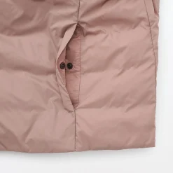 Best Muji Chaqueta ligera de plumón sin cuello de nailon reciclado para mujer
