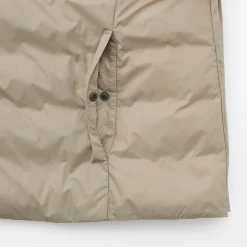 Best Muji Chaqueta ligera de plumón sin cuello de nailon reciclado para mujer