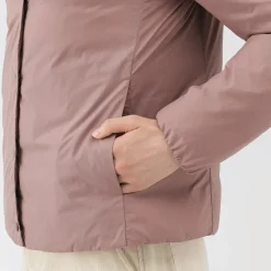 Best Muji Chaqueta ligera de plumón sin cuello de nailon reciclado para mujer