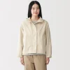 Muji Chaqueta repelente al agua y plegable con capucha para mujer