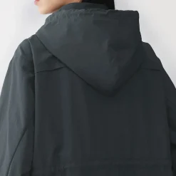 Outlet Muji Chaqueta utilitaria de nailon con tinte natural para mujer