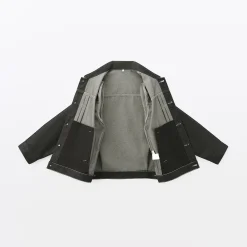 Sale Muji Chaqueta vaquera de poliéster reciclado para hombre