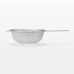 Muji Colador de acero inoxidable de 2 asas